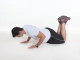 Imagem 2 de 2: Flexão de braços fechada c/ joelho no solo