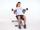 Imagem 2 de 2: Rosca simultânea com dumbbell