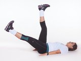 Abdominal - flexão e extensão do quadril c/ 1 perna suspensa 90º